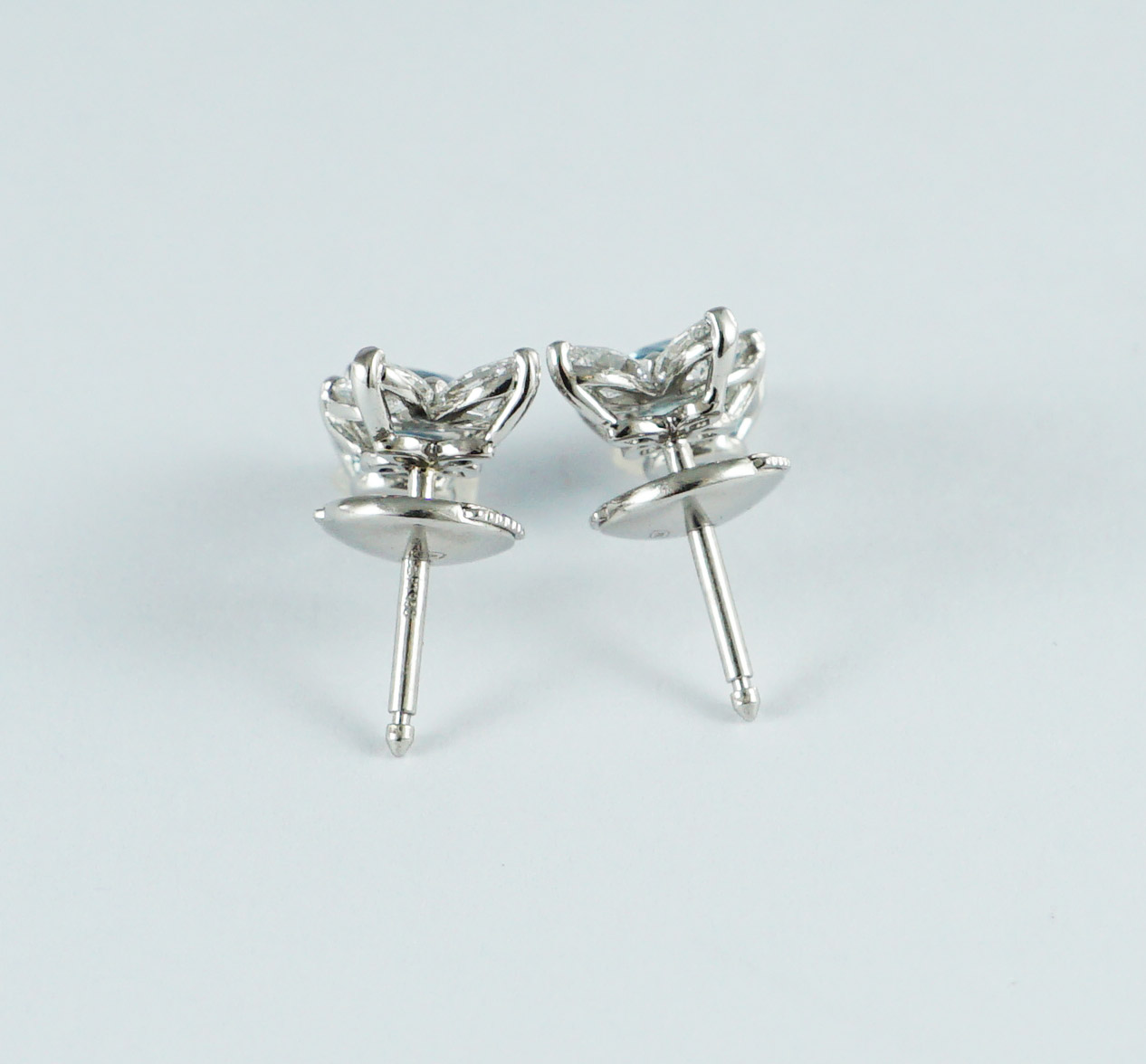 Tiffany & Co Aquamarine and Diamond Victoria Earstuds Baxter & Hanks